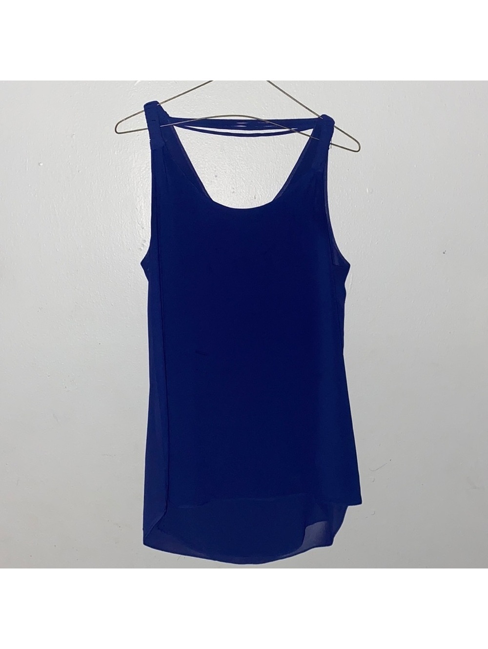 Women’s Naked Zebra Navy Blue Casual Tank size Medium Tote2
